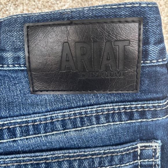 Ariat M7 Denim Jeans Slim Fit Straight Leg Men's Size 32X30 Western Rodeo - Picture 6 of 10